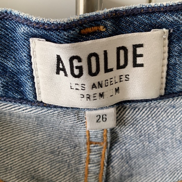 Agolde button fly jeans, size 26 - Picture 7 of 8